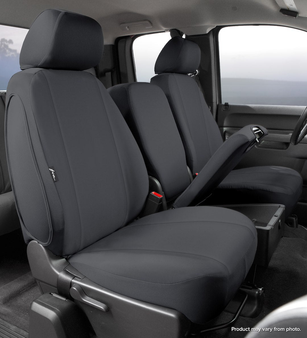 FIA Reinforced Double Stitching Seat Cover DT77-36 Black - Dura-Tech Pro Front 40 20 40