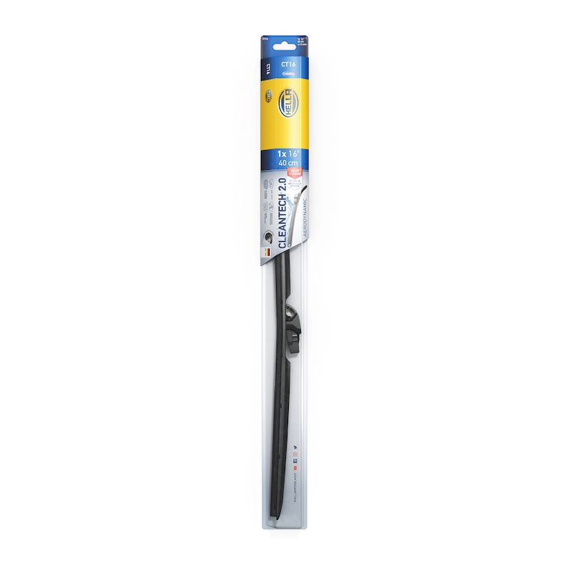 Hella Extended Coverage Windshield Wiper Blade 358054161 - 16 Cleantch