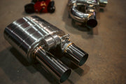 Valvetronic Universal Fit Exhaust Muffler UVM.63MM.Dualout.X1 - Valved Kit 63MM Dualout X1