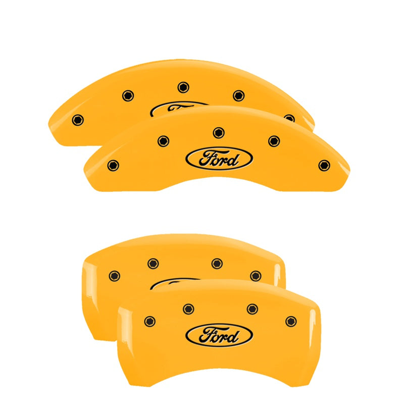 10260SFRDYL Mgp Caliper Set Of 4 Caliper Covers  Engraved F