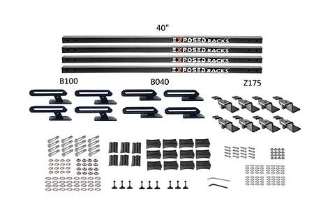 Exposed Rack 8-00-5672-BK Roof Rack Kit