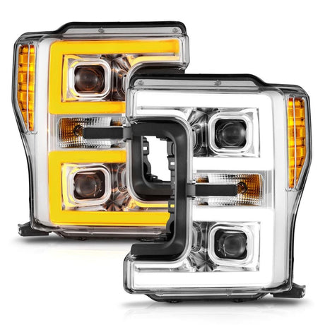 111578 Anzo Led Projector Headlight; Chrome Hou