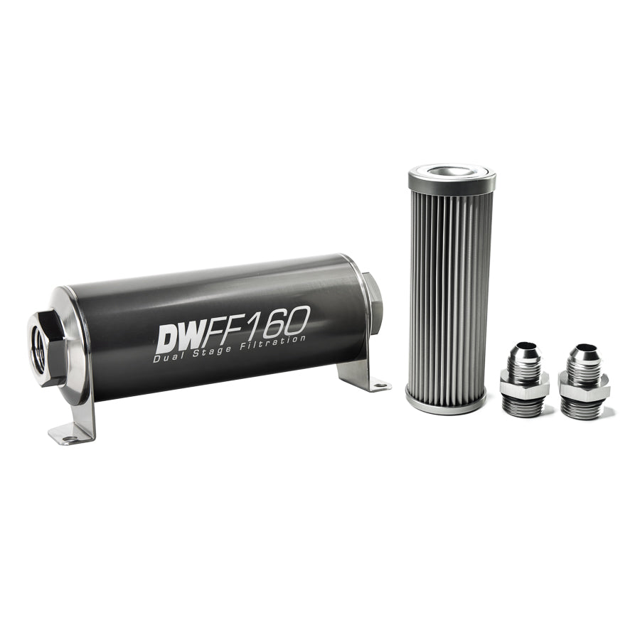 8-03-160-010K-8 Deatschwerks -8An 10 Micron 160Mm In-Line Fuel