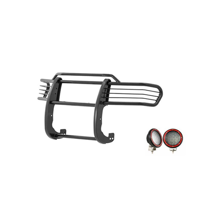 17A098600MAPLFR Black Horse Grille Guard Kit RV and Auto Parts