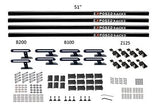Exposed Rack 8-00-6668-BK Roof Rack Kit