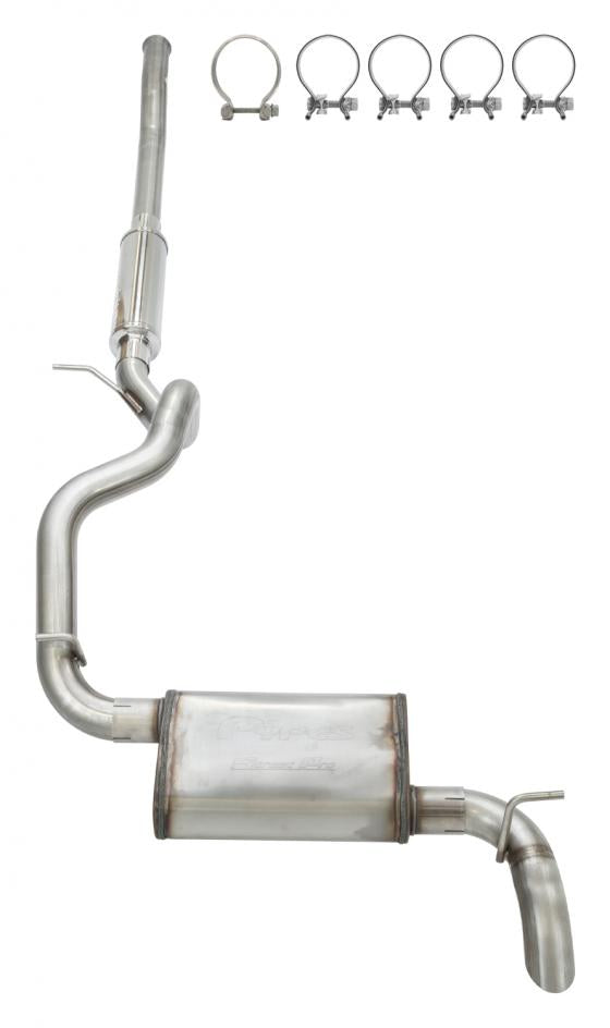 SJJ25SQ Pypes Exhaus 2018-22 Jeep Jl High Ground Clearan