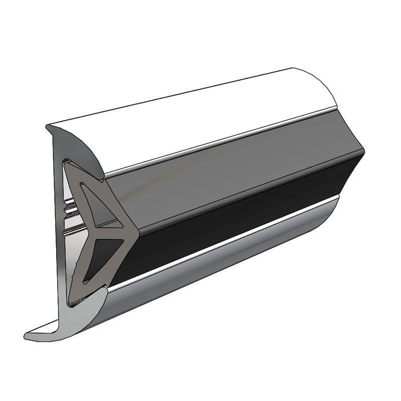 A11-0638TAL12D Taco Metals Rub Rail 1-29/64 Aluminum Tal 12