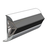 A11-0638TAL12D Taco Metals Rub Rail 1-29/64 Aluminum Tal 12