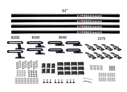 Exposed Rack 8-00-5678-BK Roof Rack Kit