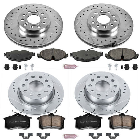 K7109 Powerstop 1 Click Brake Kit W/Hdw