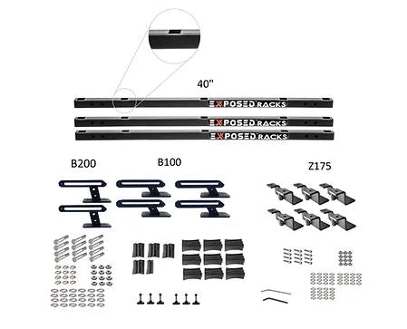 Exposed Rack 8-00-5761-BK Roof Rack Kit