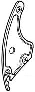 062627-001 Carefree RV Awning Lead Rail Connector End Plate - RV and Auto Parts