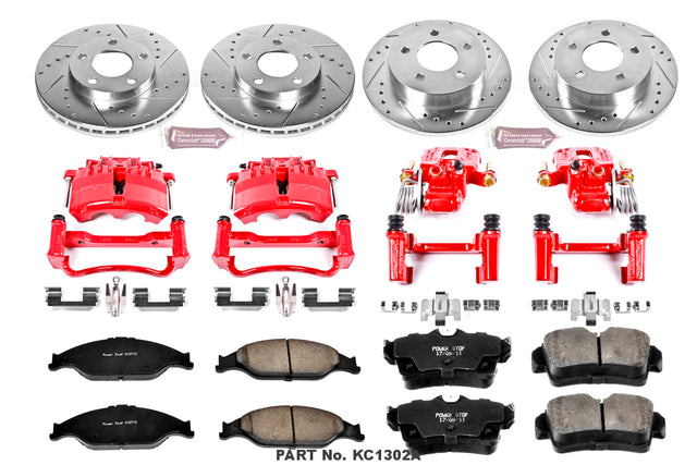 KC1302A Powerstop 1 Click Kit W/Calipers