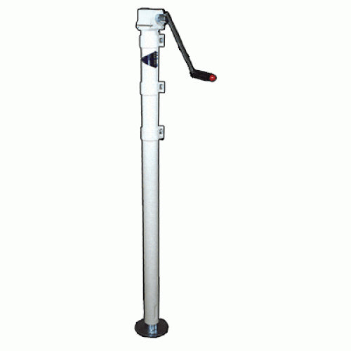 44321 Rieco-Titan Products Camper Jack; 2000 Pound Capacity; 36 Inch Lift Height; C-Ring Clamp Mechanical Jack; 4 Corner; White; Steel; Set Of 2 