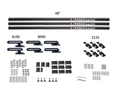 Exposed Rack 8-00-6674-BK Roof Rack Kit