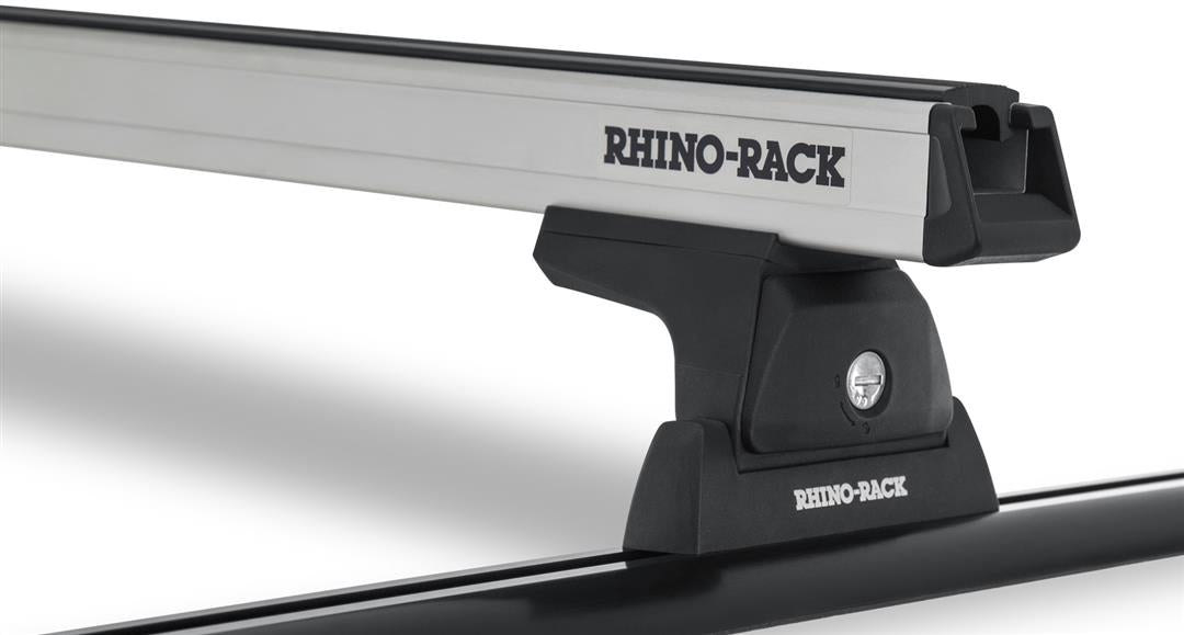 JA6240 Rhino Rack Heavy Duty Rlt600 Trackmount Silver