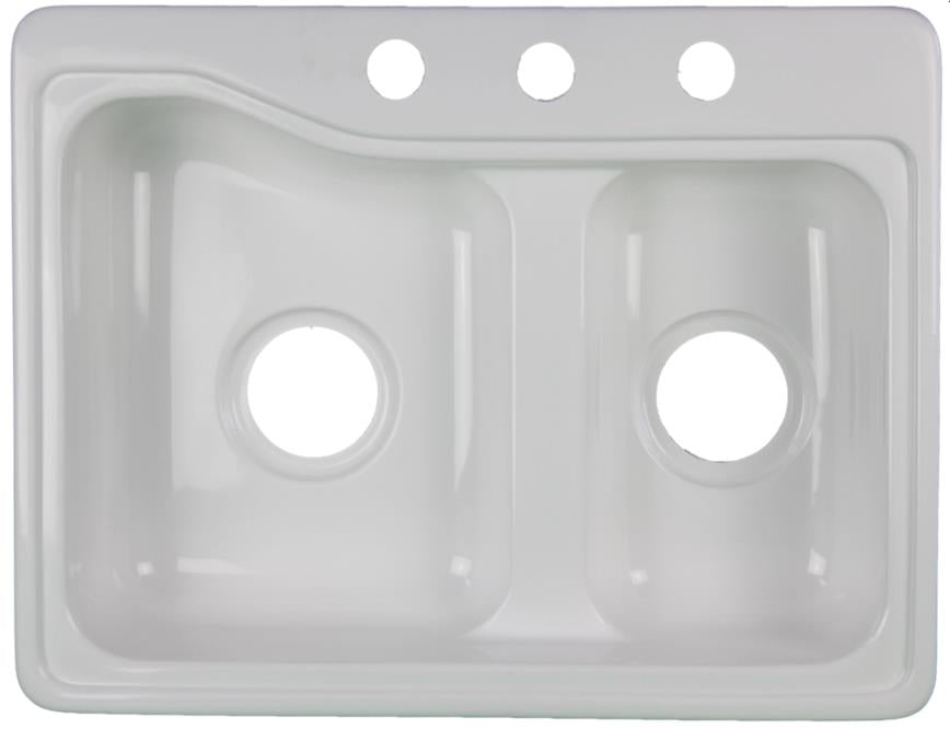 KS1924W S.Recreation Kitchen Sink 19X24 Fiberglass White