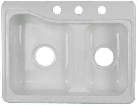 KS1924W S.Recreation Kitchen Sink 19X24 Fiberglass White