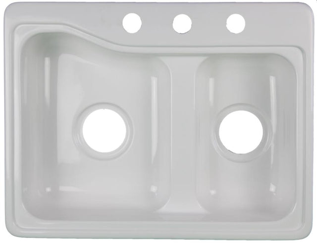 KS1924W S.Recreation Kitchen Sink 19X24 Fiberglass White