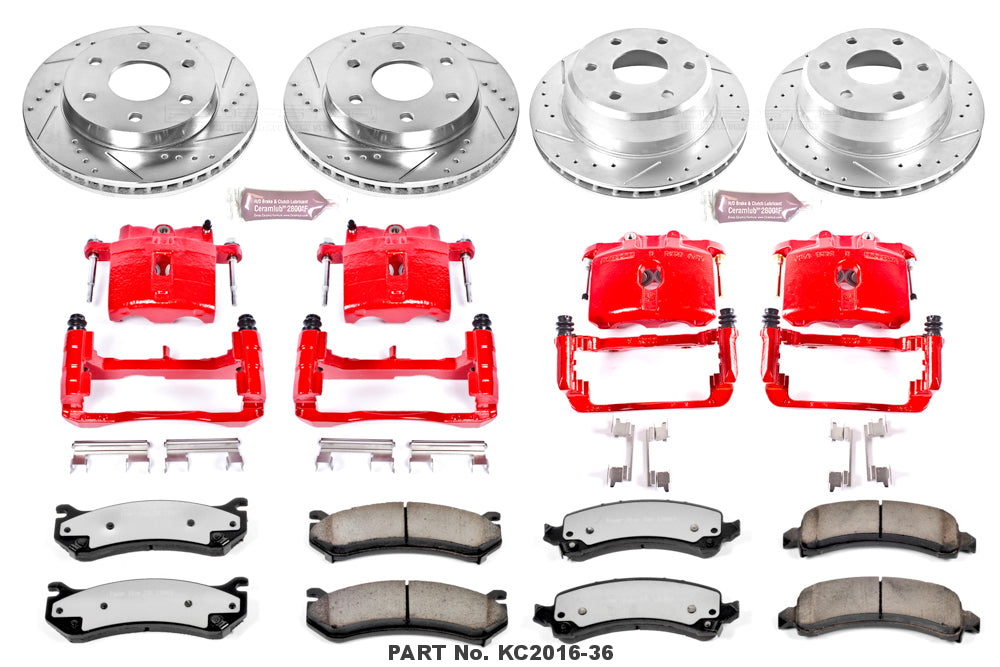 KC2016-36 Powerstop Z36 1-Click Kit W/Caliper