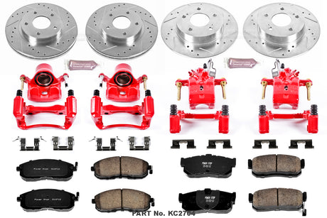 KC2704 Powerstop 1 Click Kit W/Calipers