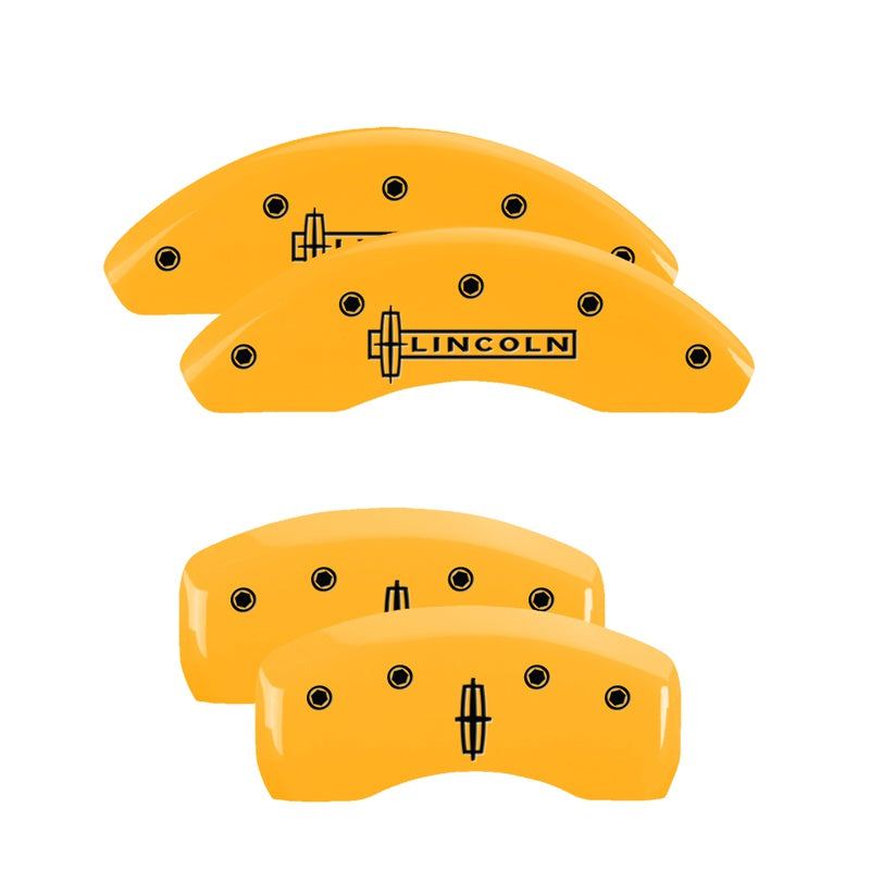 36008SLC1YL Mgp Caliper Set Of 4 Caliper Covers  Engraved F