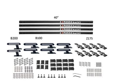 Exposed Rack 8-00-5662-BK Roof Rack Kit