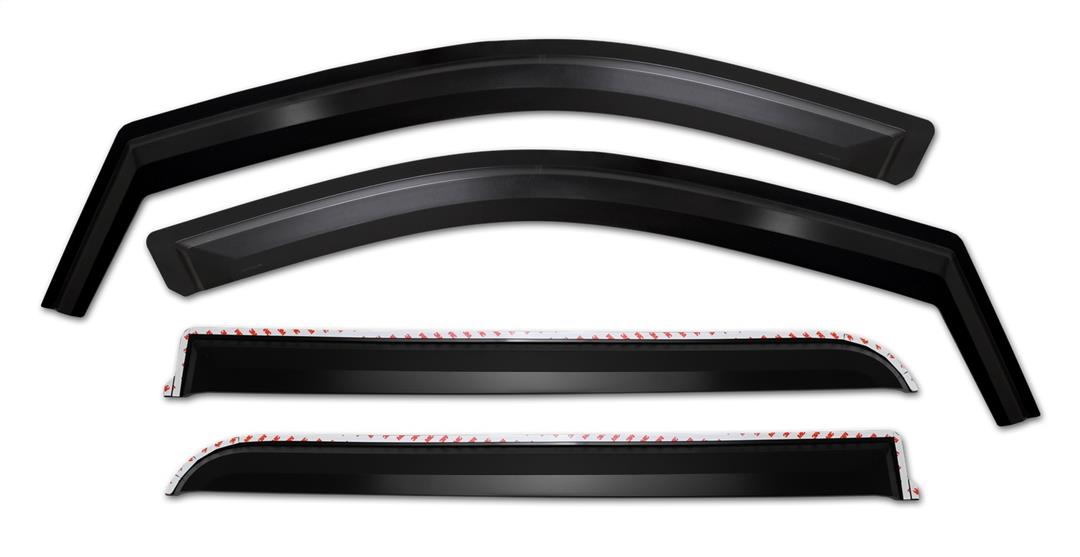 680027 Putco Element Matte Black Window Visors 2 