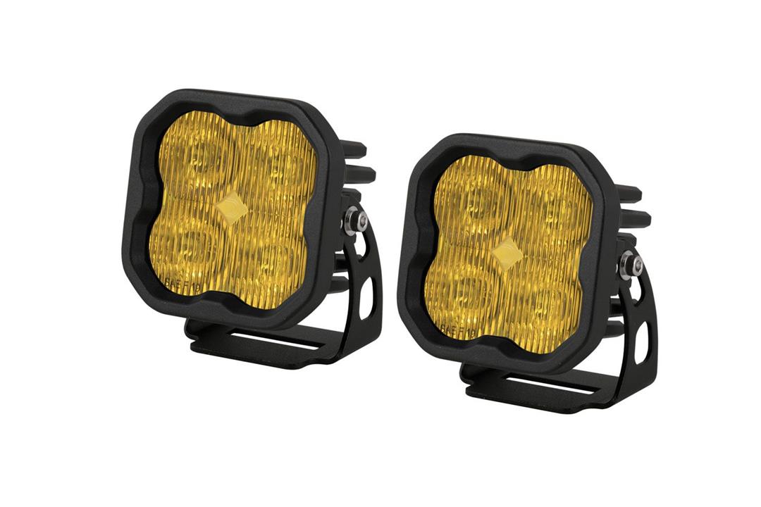 DD6492P Diode Dynamc Ss3 Led Pod Max Yellow Sae Fog Stan