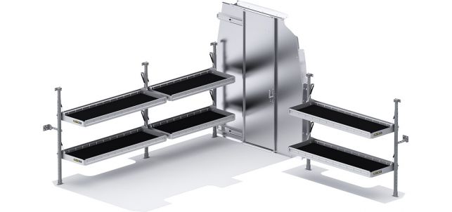 51SRH Holman Folding Shelf Leg/ Sliding Partitio