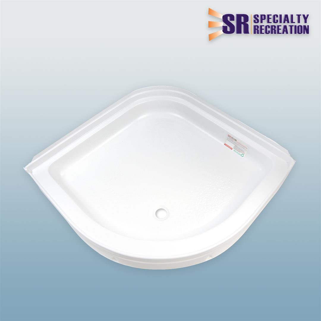 SPR3434WC S.Recreation Radius Shower Pan 34 X34 White F/Ce
