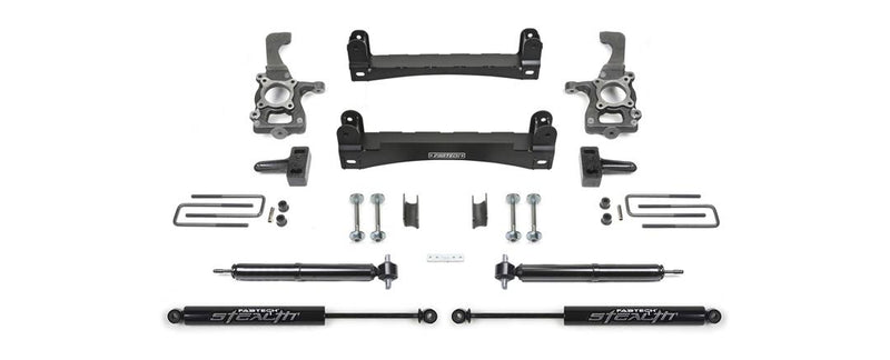 K2258M Fabtech 4'Basic Sys Rr Stlth 15-17 F150 2Wd