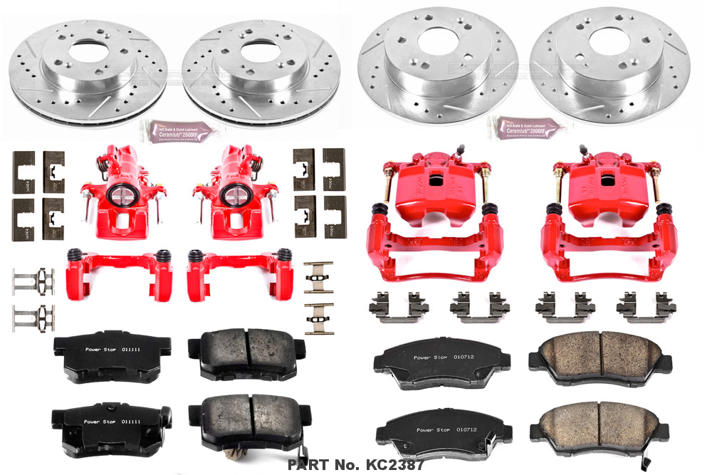 KC2387 Powerstop 1 Click Kit W/Calipers