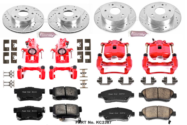 KC2387 Powerstop 1 Click Kit W/Calipers