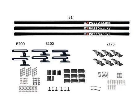 Exposed Rack 8-00-5667-BK Roof Rack Kit
