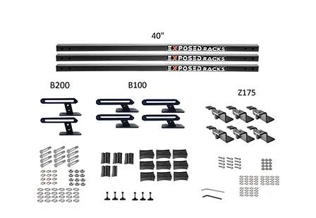 Exposed Rack 8-00-5661-BK Roof Rack Kit