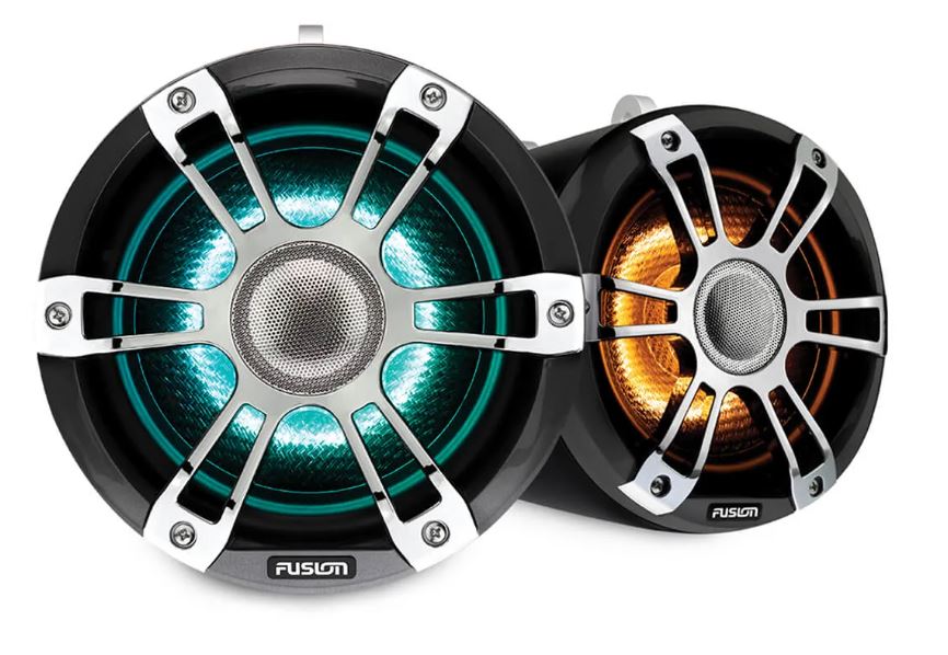 010-02437-00 Fusion Elec Wake Tower Speakers 8.8' Chr Illum