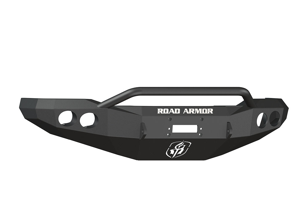 66004B Road Armor Stealth Front Bumper Prerunner for enhanced vehicle protection and off-road capability.