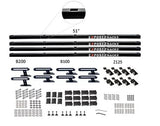 Exposed Rack 8-00-6768-BK Roof Rack Kit