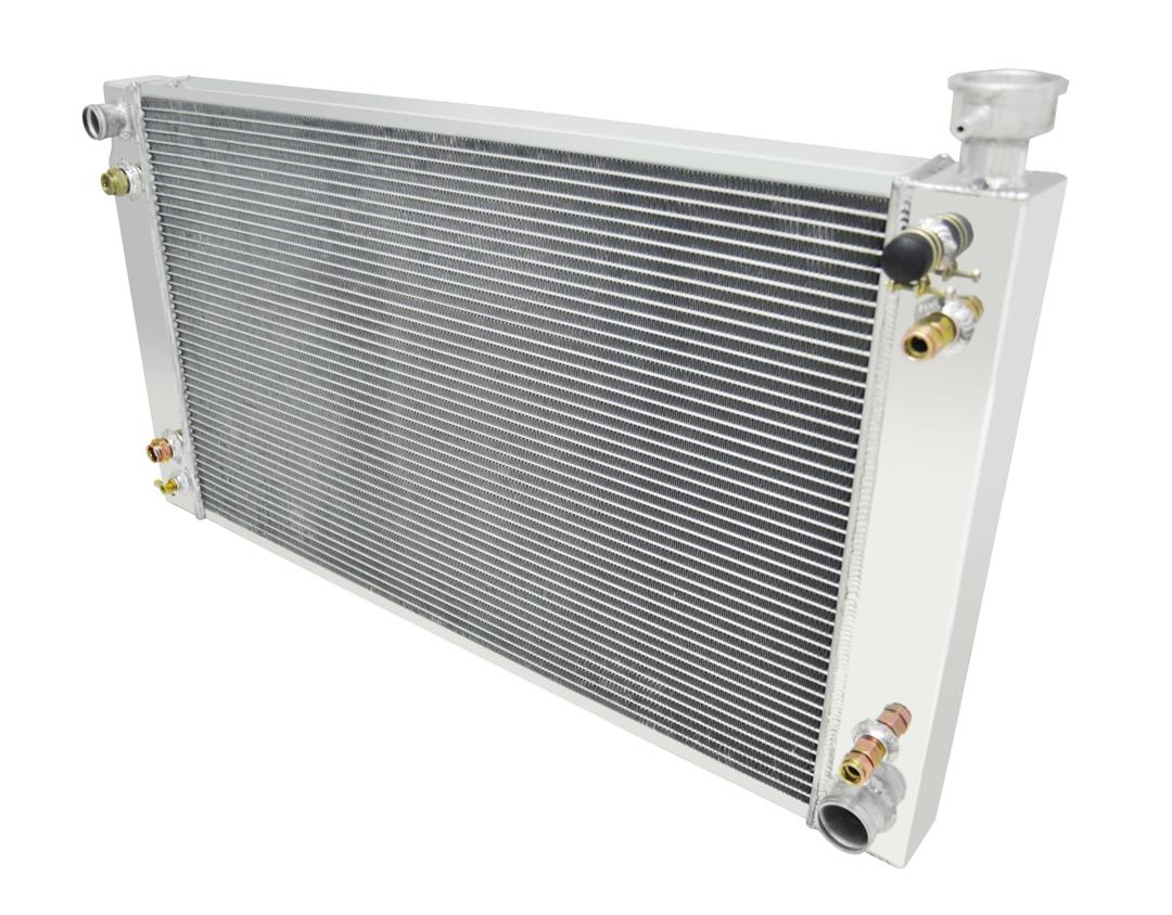 FB284 Holley Aluminum Radiator; 3-Row; 1 5/16 In