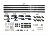 Exposed Rack 8-00-6678-BK Roof Rack Kit