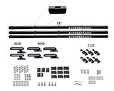 Exposed Rack 8-00-6777-BK Roof Rack Kit