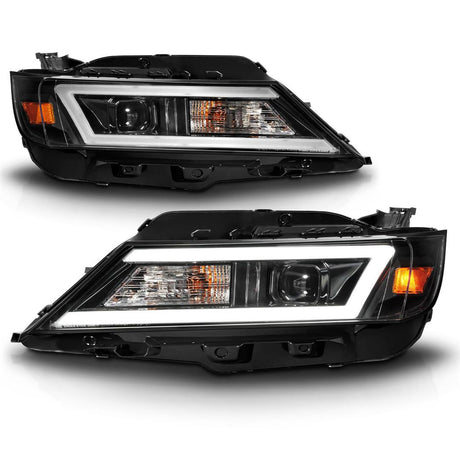 121574 Anzo Projector Headlight Set; Square; Le