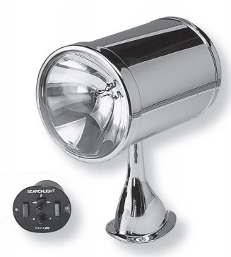 62040-4002 Jabsco Searchlight 7 Chrome 12V