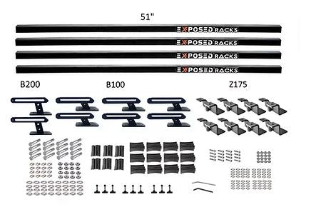 Exposed Rack 8-00-5668-BK Roof Rack Kit