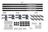 Exposed Rack 8-00-5668-BK Roof Rack Kit