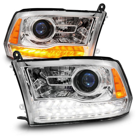 111610 Anzo Projector Headlight Set; Led; W/Pla