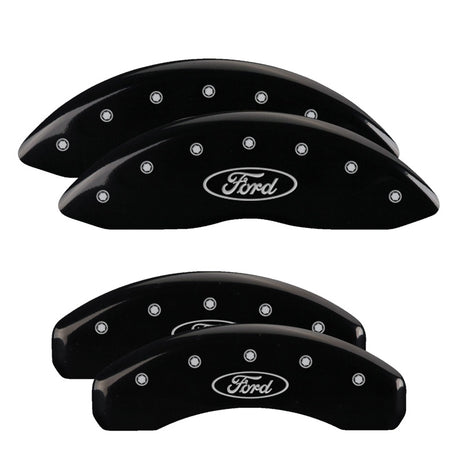10256SFRDBK Mgp Caliper Set Of 4 Caliper Covers  Engraved F