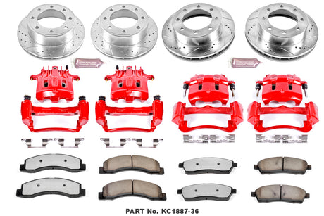 KC1887-36 Powerstop Z36 1-Click Kit W/Caliper
