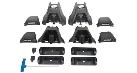 Rhino-Rack JA6356 Rhino-Rack 15-19 Chevrolet Silverado HD 4 Door Pick Up Heavy Duty 2500 2 Bar Roof Rack - Black
